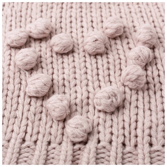 Soft Pink Heart Cardigan Sweater C105 - Picture 4 of 5